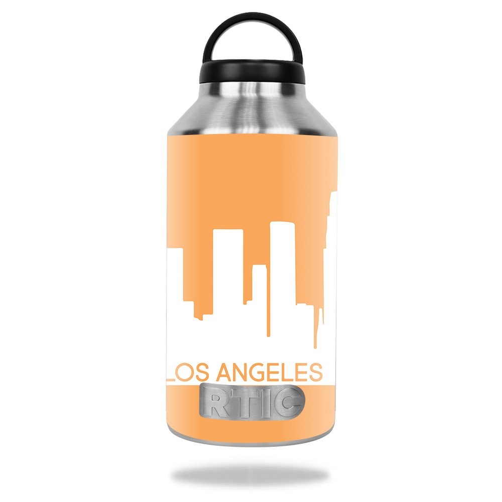 Picture of MightySkins RTBOT64-Los Angeles Skin for Rtic 64 oz Bottle 2016 - Los Angeles
