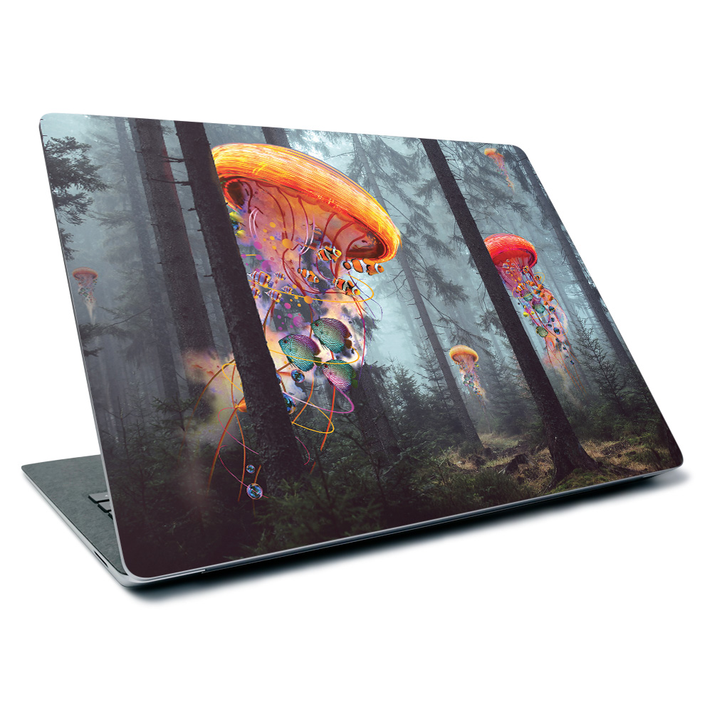 MISURLA313-Electric Jellyfish Skin for Microsoft Surface Laptop 3 13.5 in. 2019 - Electric Jellyfish -  MightySkins