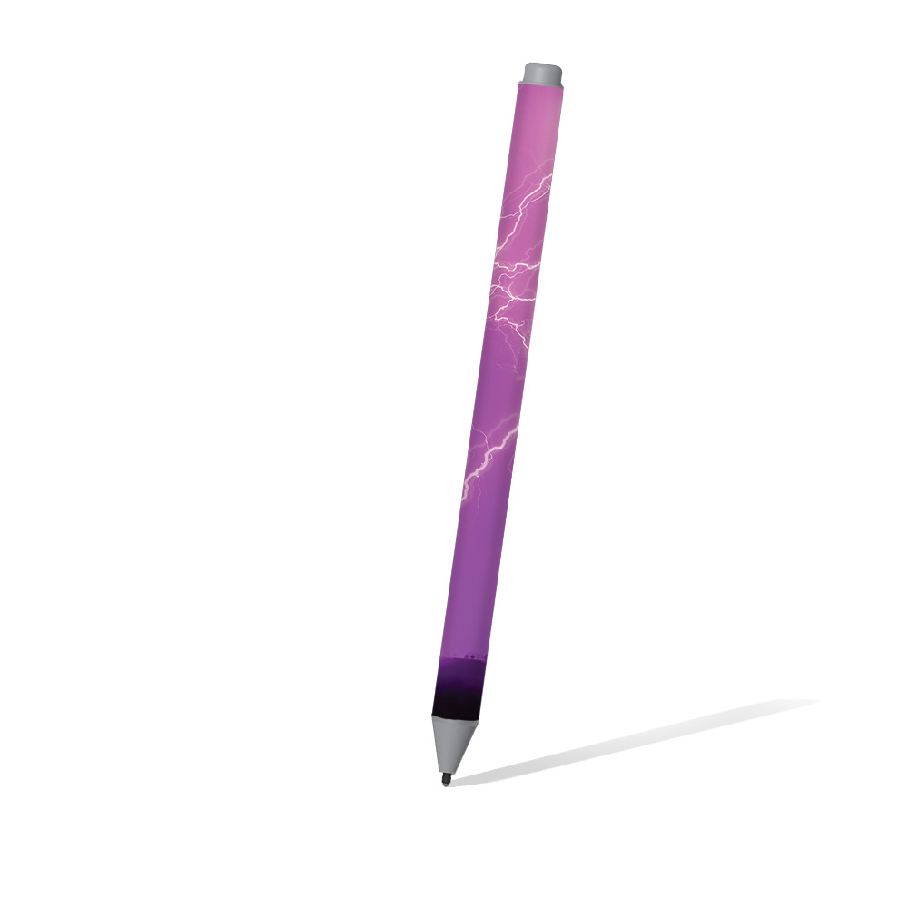Picture of MightySkins MISPEN-Purple Lightning Skin for Microsoft Surface Pen - Purple Lightning