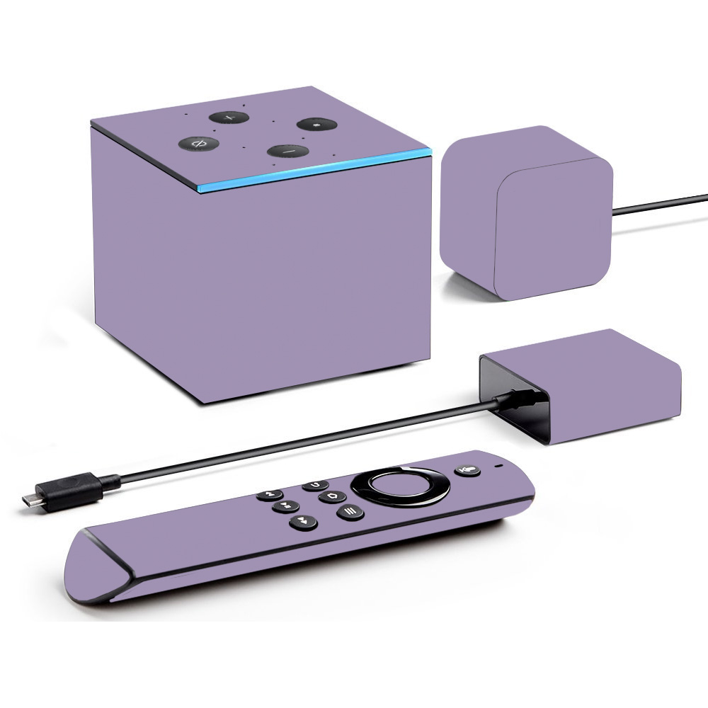Picture of MightySkins AMFITVCU-Solid Lavender Skin for Amazon Fire TV Cube - Solid Lavender