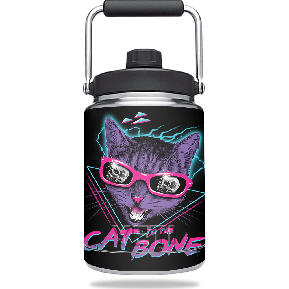 Picture of MightySkins YERAMJUG-Cat To The Bone Skin for Yeti 0.5 gal Jug - Cat to the Bone