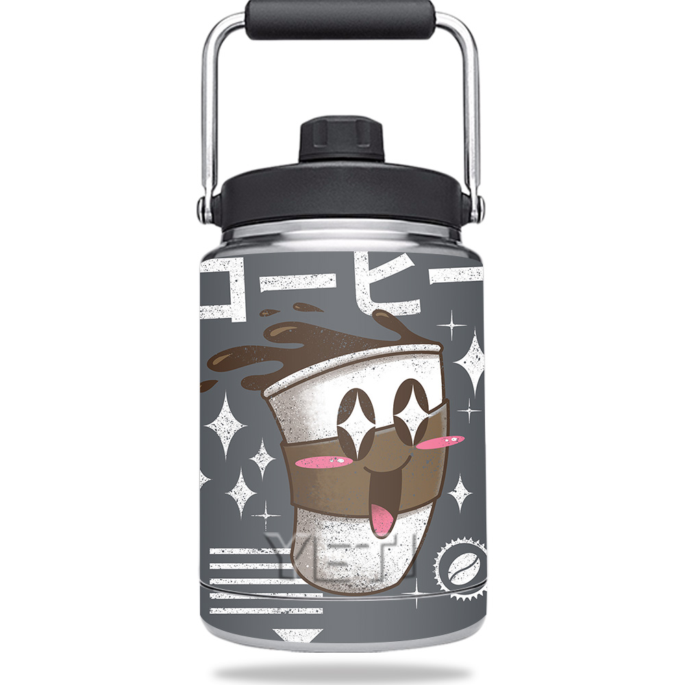 Picture of MightySkins YERAMJUG-Coffee Kawaii Skin for Yeti 0.5 gal Jug - Coffee Kawaii