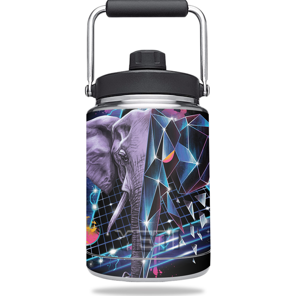 Picture of MightySkins YERAMJUG-Eccentric Elephant Skin for Yeti 0.5 gal Jug - Eccentric Elephant