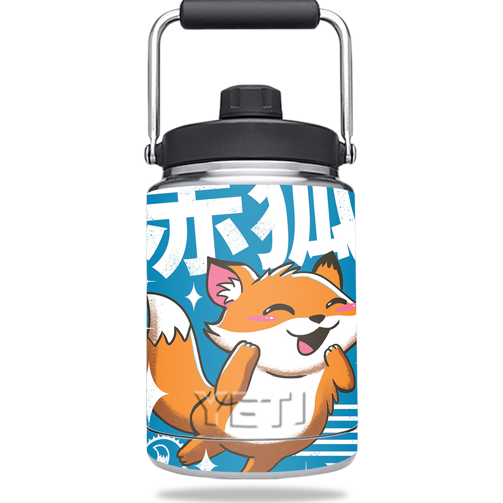 Picture of MightySkins YERAMJUG-Fox Kawaii Skin for Yeti 0.5 gal Jug - Fox Kawaii