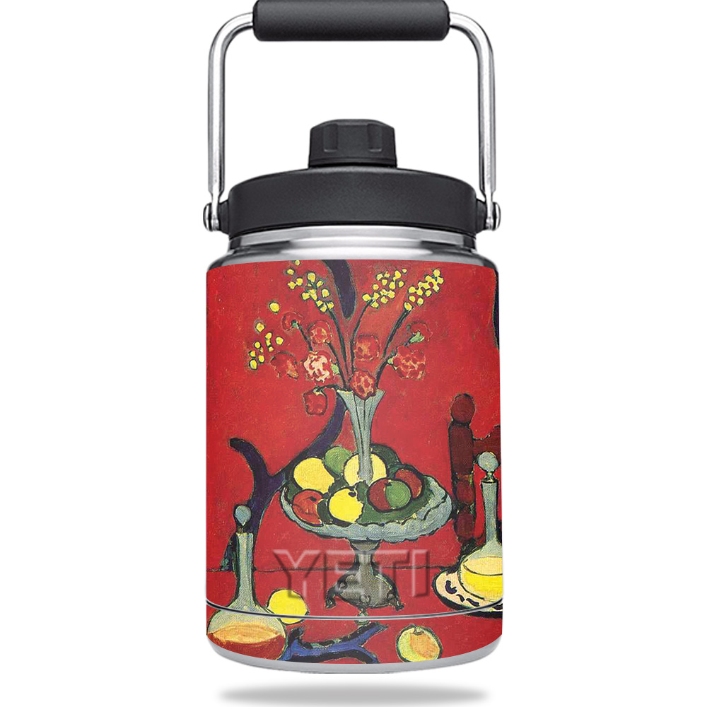 Picture of MightySkins YERAMJUG-Harmony In Red Skin for Yeti 0.5 gal Jug - Harmony In Red