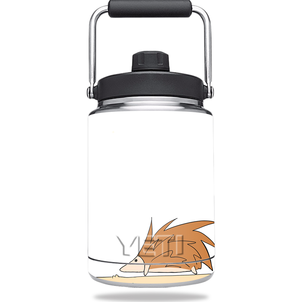 Picture of MightySkins YERAMJUG-Hedgehog Sketch Skin for Yeti 0.5 gal Jug - Hedgehog Sketch