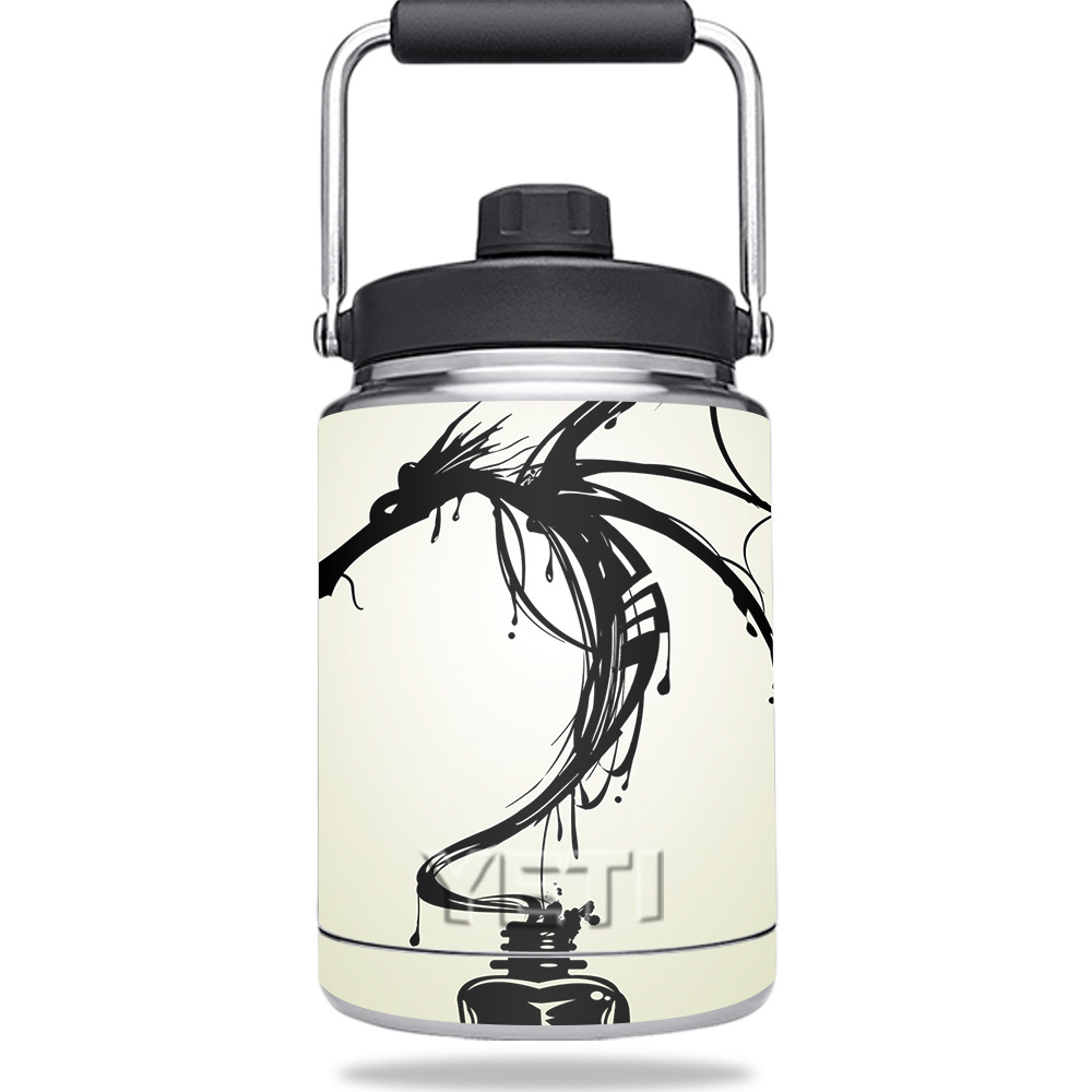 Picture of MightySkins YERAMJUG-Ink Dragon Skin for Yeti 0.5 gal Jug - Ink Dragon
