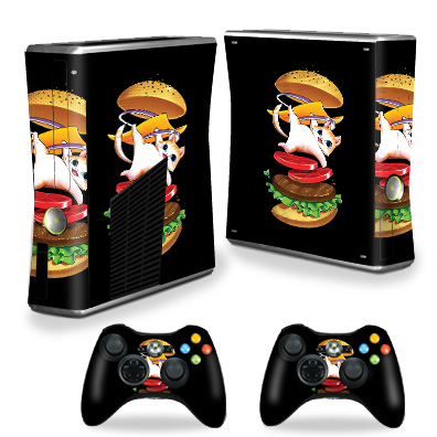 MightySkins XBOX360S-Hamburger Cat