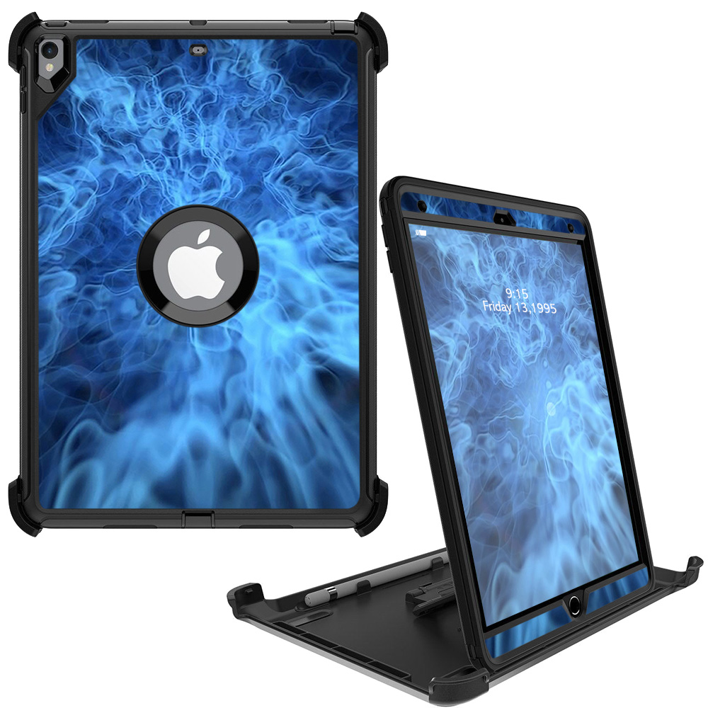 OTDIPPR10-Blue Mystic Flames Skin for Otterbox Defender Apple iPad Pro 10.5 in. 2017 - Blue Mystic Flames -  MightySkins