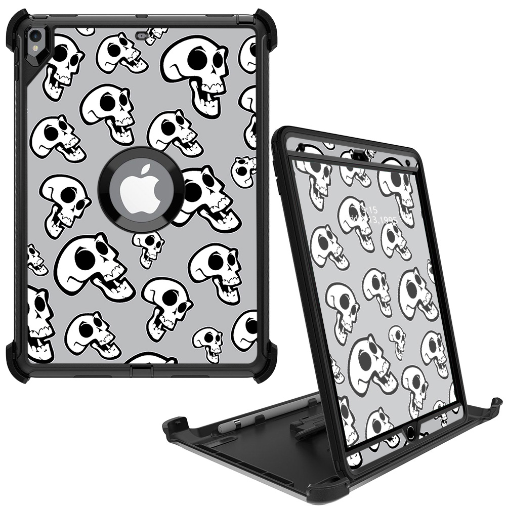 OTDIPPR10-Laughing Skulls Skin for Otterbox Defender Apple iPad Pro 10.5 in. 2017 - Laughing Skulls -  MightySkins
