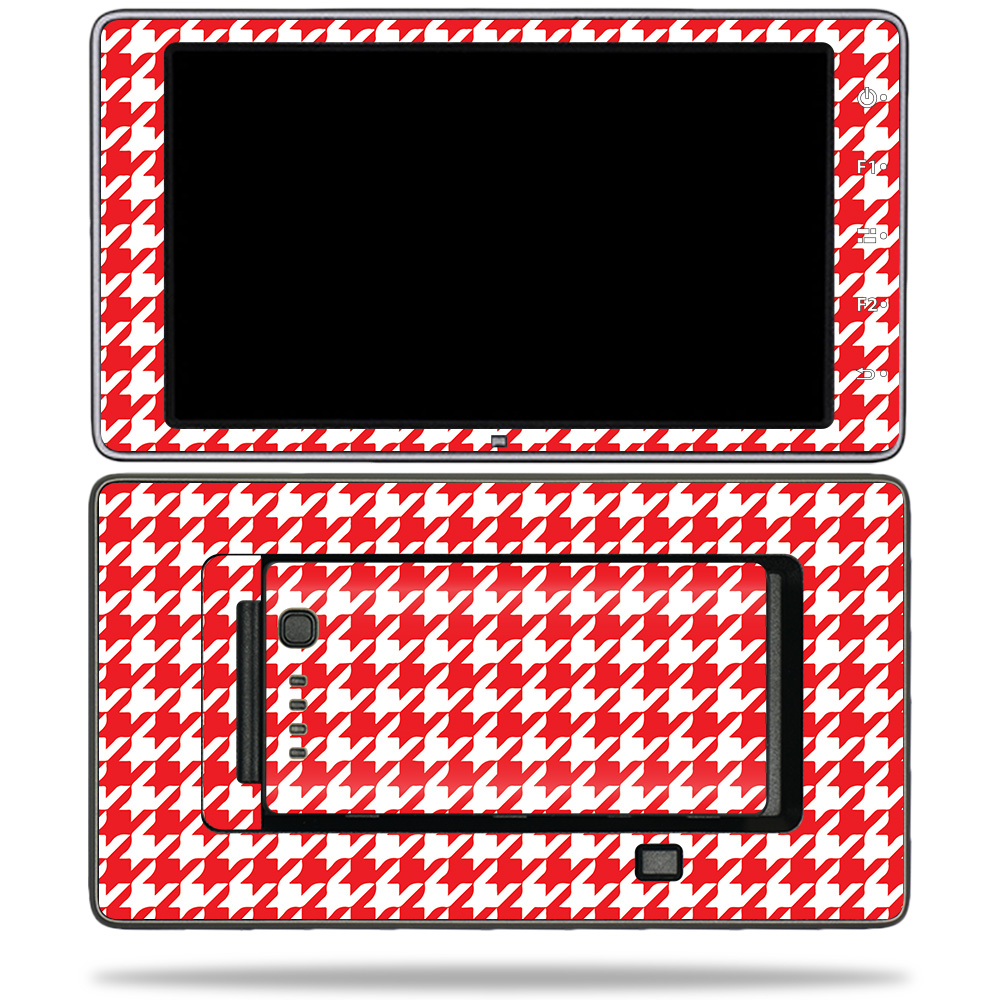 Picture of MightySkins DJCRSK-Red Houndstooth Skin for Dji Crystalsky Monitor 5.5 in. - Red Houndstooth