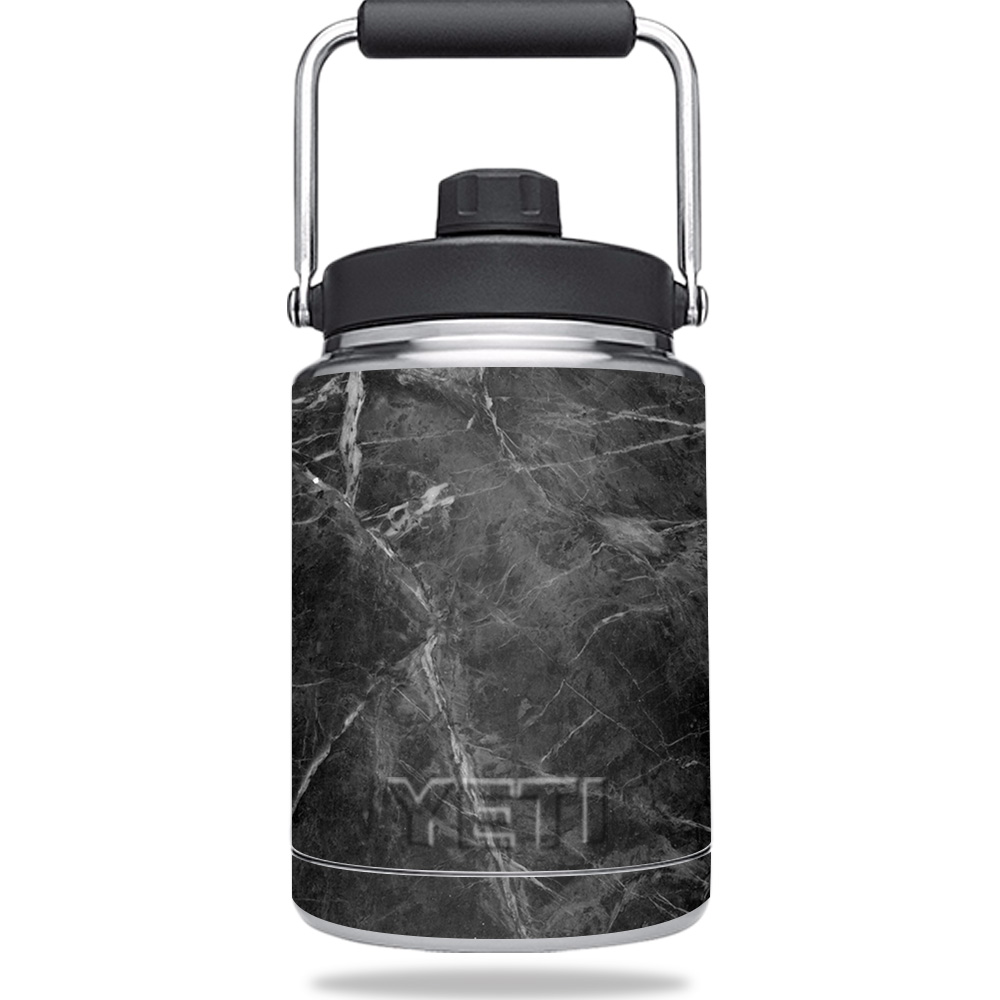 Picture of MightySkins YERAMJUG-Black Marble Skin for Yeti Rambler 0.5 gal Jug - Black Marble