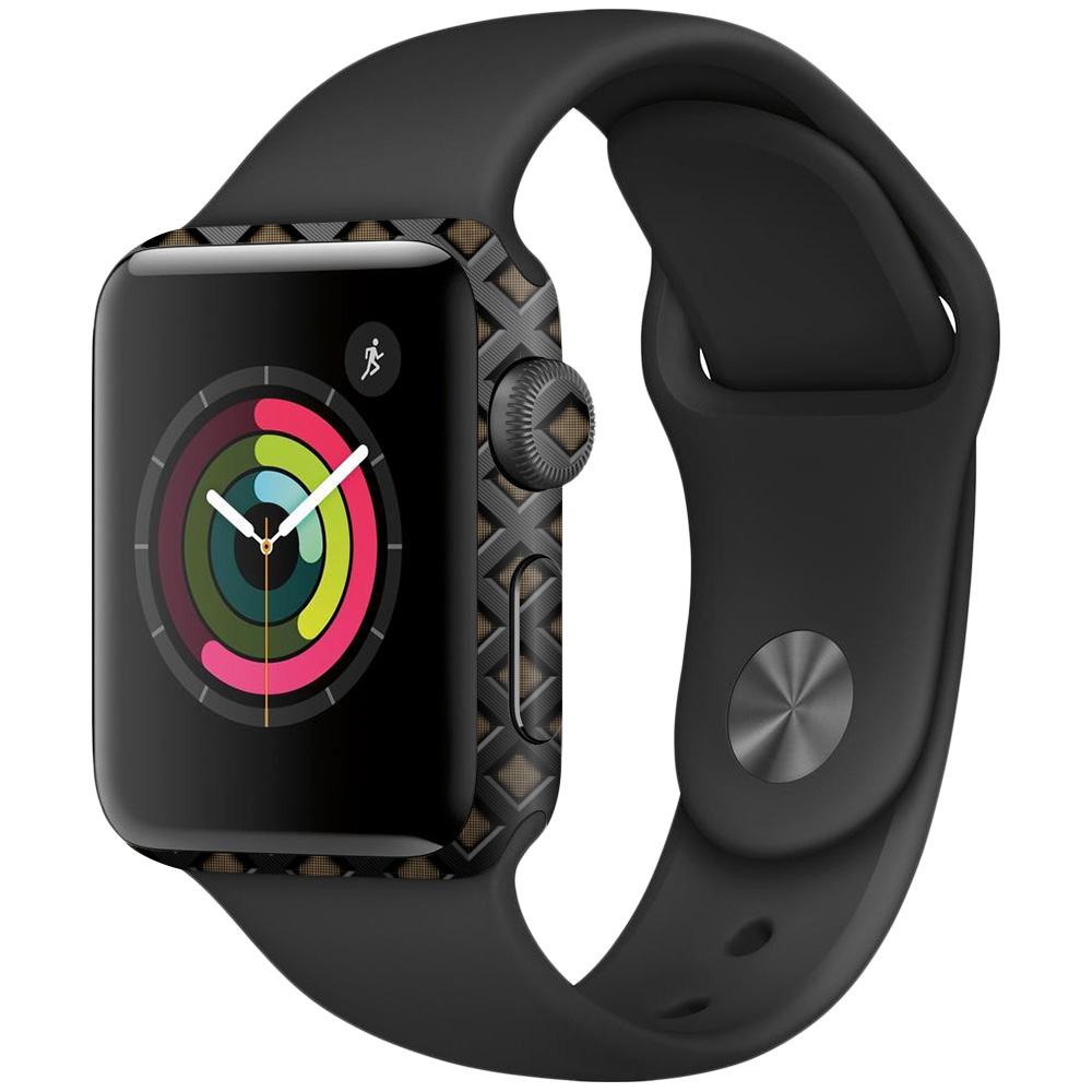Picture of MightySkins APW382-Black Wall Skin for Apple Watch Series 2 38 mm - Black Wall