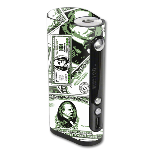 Picture of MightySkins VAFST100W-Phat Cash Skin for Vape Forward Vapor Flask Stout 100W TC - Phat Cash