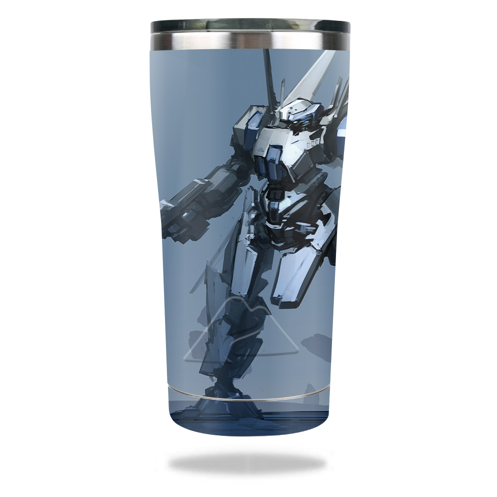 Picture of MightySkins OZTUM2017-Grey Steel Skin for Ozark Trail 20 oz Tumbler 2017 - Grey Steel
