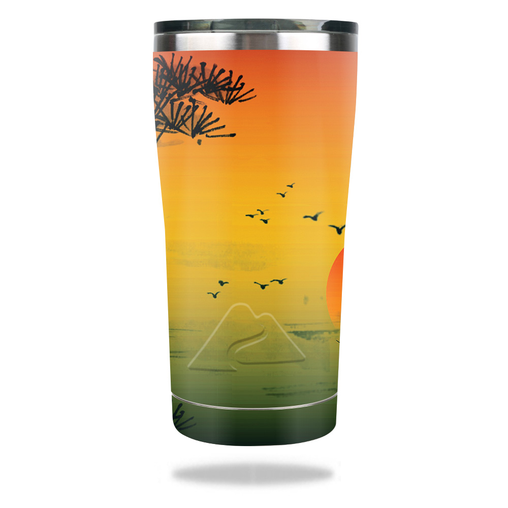 Picture of MightySkins OZTUM2017-Japanese Sunset Skin for Ozark Trail 20 oz Tumbler 2017 - Japanese Sunset