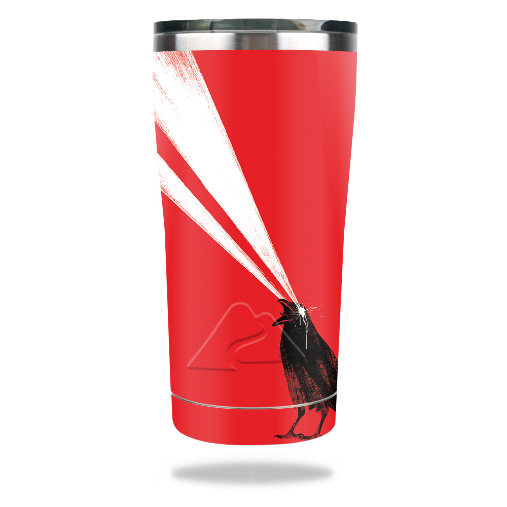 Picture of MightySkins OZTUM2017-Laser Crow Skin for Ozark Trail 20 oz Tumbler 2017 - Laser Crow