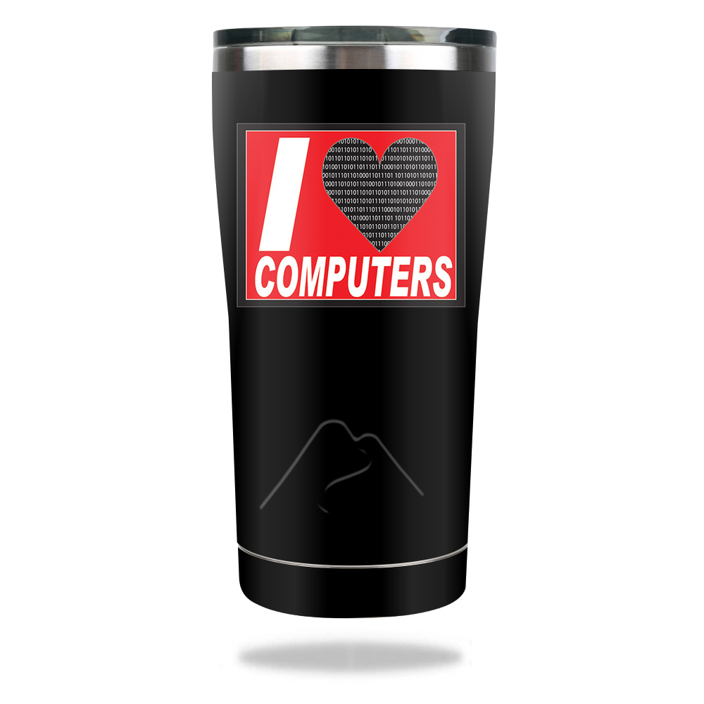 Picture of MightySkins OZTUM2017-Love Computers Skin for Ozark Trail 20 oz Tumbler 2017 - Love Computers