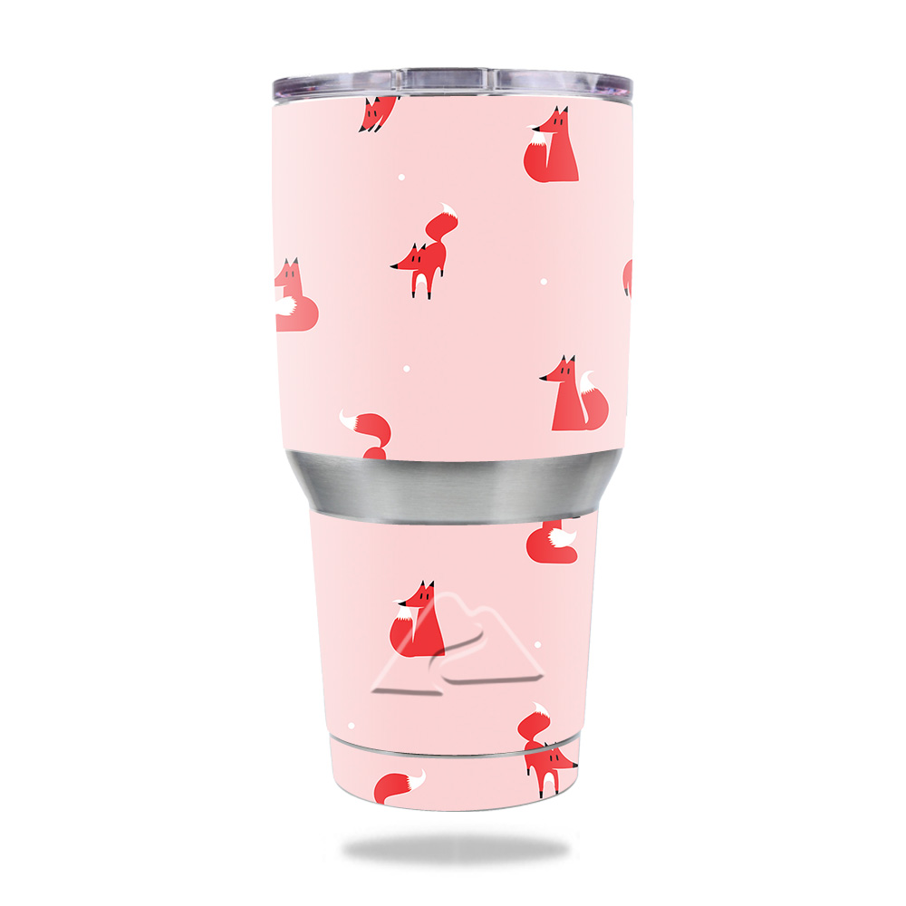 Picture of MightySkins OZTUM30-Winter Fox Pattern Skin for Ozark Trail 30 oz Tumbler - Winter Fox Pattern