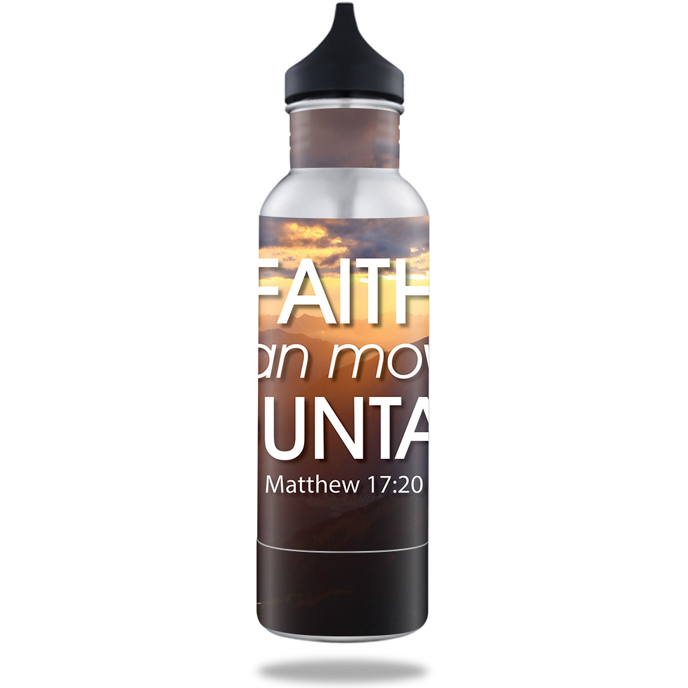 Picture of MightySkins BOKE12ST-Move Mountains Skin for 12 oz Standard Keeper Bottle - Move Mountains