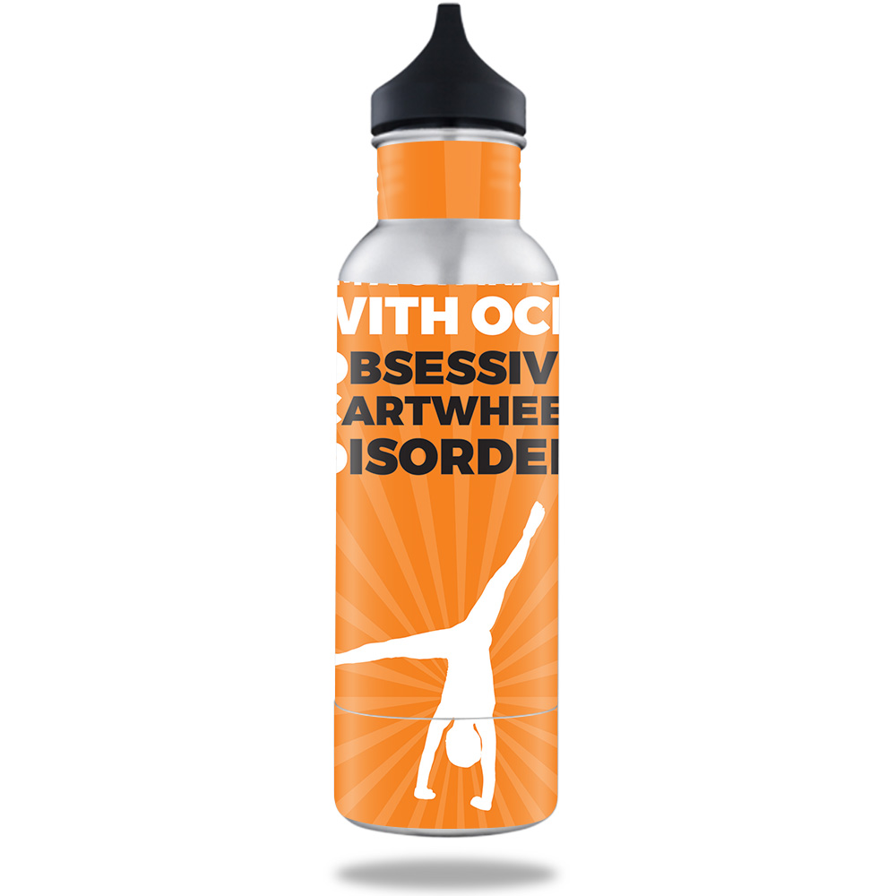 Picture of MightySkins BOKE12ST-Ocd Gymnast Skin for 12 oz Standard Keeper Bottle - Ocd Gymnast