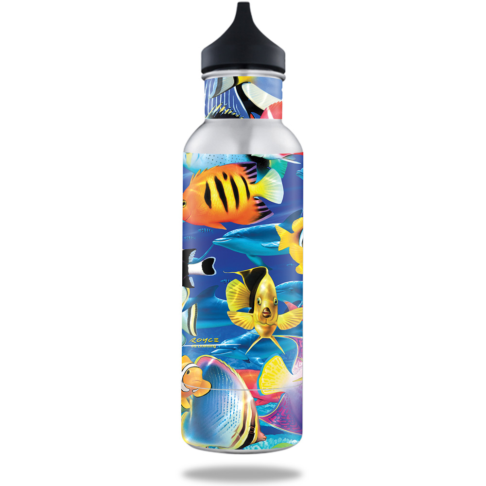 Picture of MightySkins BOKE12ST-Tropical Fish Skin for 12 oz Standard Keeper Bottle - Tropical Fish