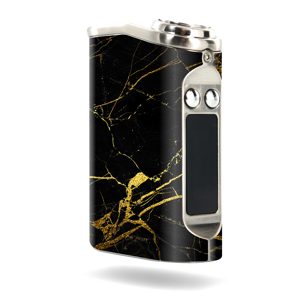 Picture of MightySkins TENA60W-Black Gold Marble Skin for Tesla Nano 60W TC - Black Gold Marble