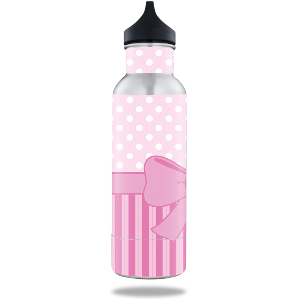 Picture of MightySkins BOKE12ST-Pink Present Skin for BottleKeeper 12 oz Standard Wrap Cover Sticker - Pink Present