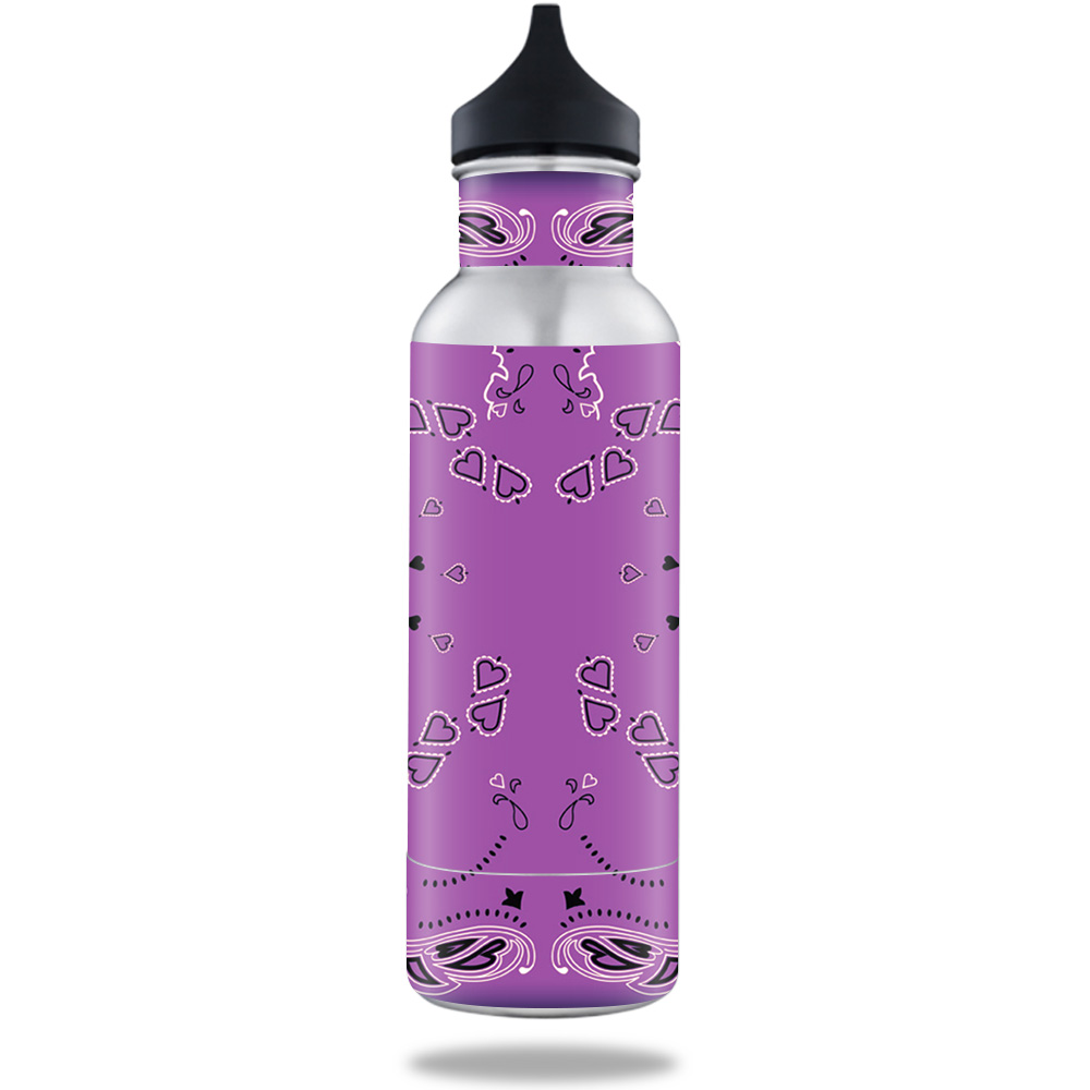 Picture of MightySkins BOKE12ST-Purple Bandana Skin for BottleKeeper 12 oz Standard Wrap Cover Sticker - Purple Bandana