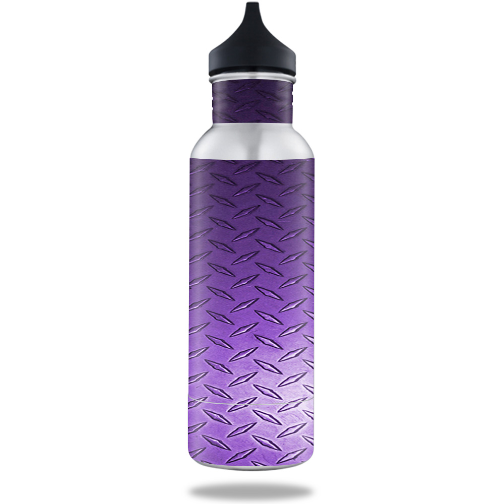 Picture of MightySkins BOKE12ST-Purple Diamond Plate Skin for BottleKeeper 12 oz Standard Wrap Cover Sticker - Purple Diamond Plate
