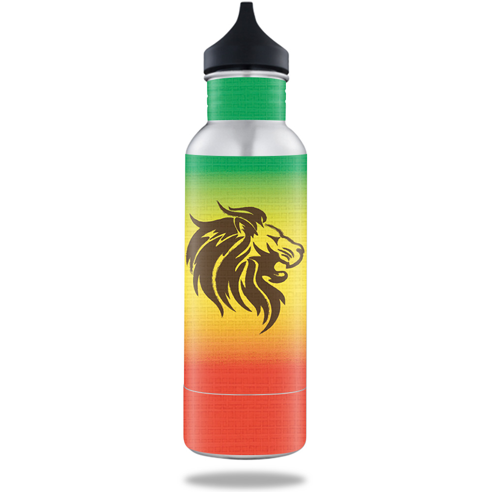 Picture of MightySkins BOKE12ST-Rasta Lion Skin for BottleKeeper 12 oz Standard Wrap Cover Sticker - Rasta Lion