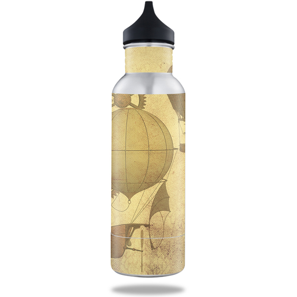 Picture of MightySkins BOKE12ST-Steam Punk Paper Skin for BottleKeeper 12 oz Standard Wrap Cover Sticker - Steam Punk Paper