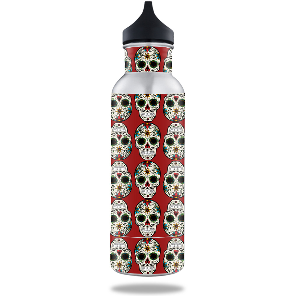 Picture of MightySkins BOKE12ST-Sugar Skull Skin for BottleKeeper 12 oz Standard Wrap Cover Sticker - Sugar Skull