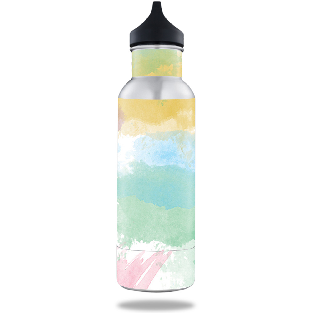 Picture of MightySkins BOKE12ST-Watercolor White Skin for BottleKeeper 12 oz Standard Wrap Cover Sticker - Watercolor White