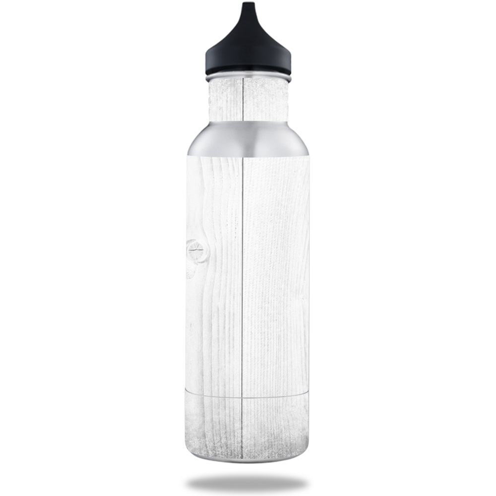 Picture of MightySkins BOKE12ST-White Wood Skin for BottleKeeper 12 oz Standard Wrap Cover Sticker - White Wood