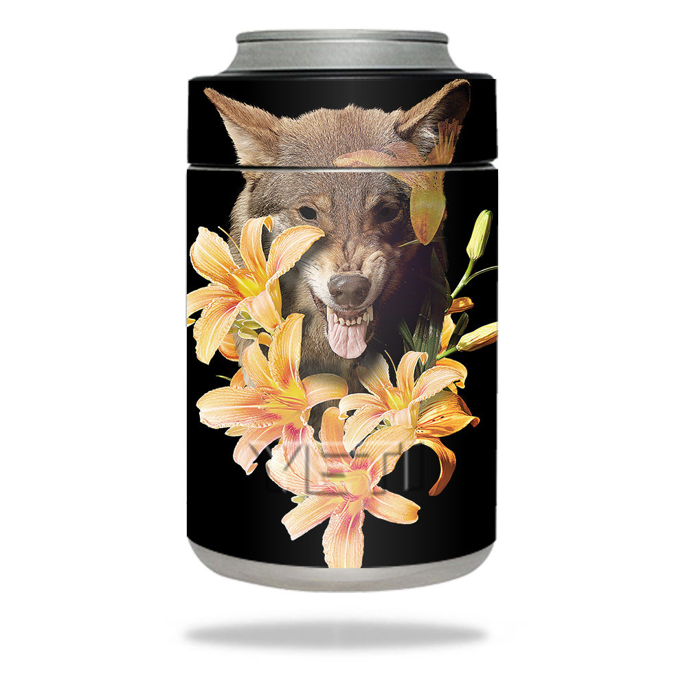 Picture of MightySkins YERAMCOL-Wolfish Flowers Skin for Yeti Colster - Wolfish Flowers