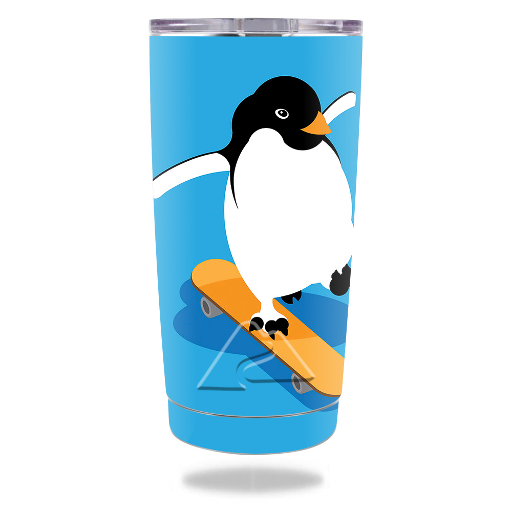 Picture of MightySkins OZTUM20-Skater Penguin Skin for Ozark Trail 20 oz Tumbler 2016 - Skater Penguin