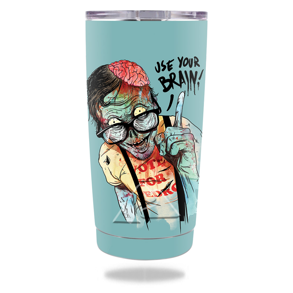 Picture of MightySkins OZTUM20-Use Your Brain Skin for Ozark Trail 20 oz Tumbler 2016 - Use Your Brain