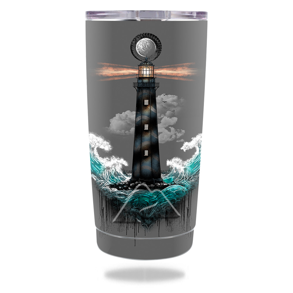Picture of MightySkins OZTUM20-Wave Anchor Skin for Ozark Trail 20 oz Tumbler 2016 - Wave Anchor