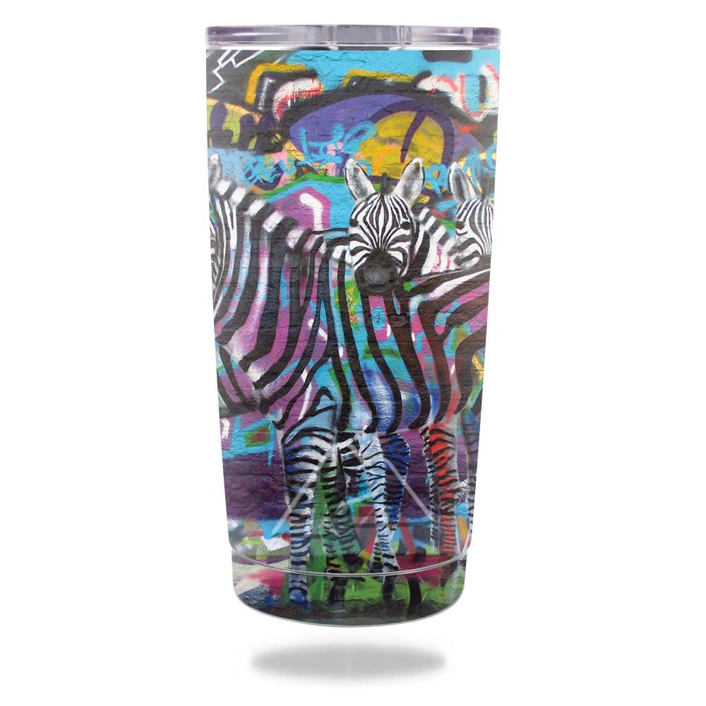 Picture of MightySkins OZTUM20-Zebra Gang Skin for Ozark Trail 20 oz Tumbler 2016 - Zebra Gang