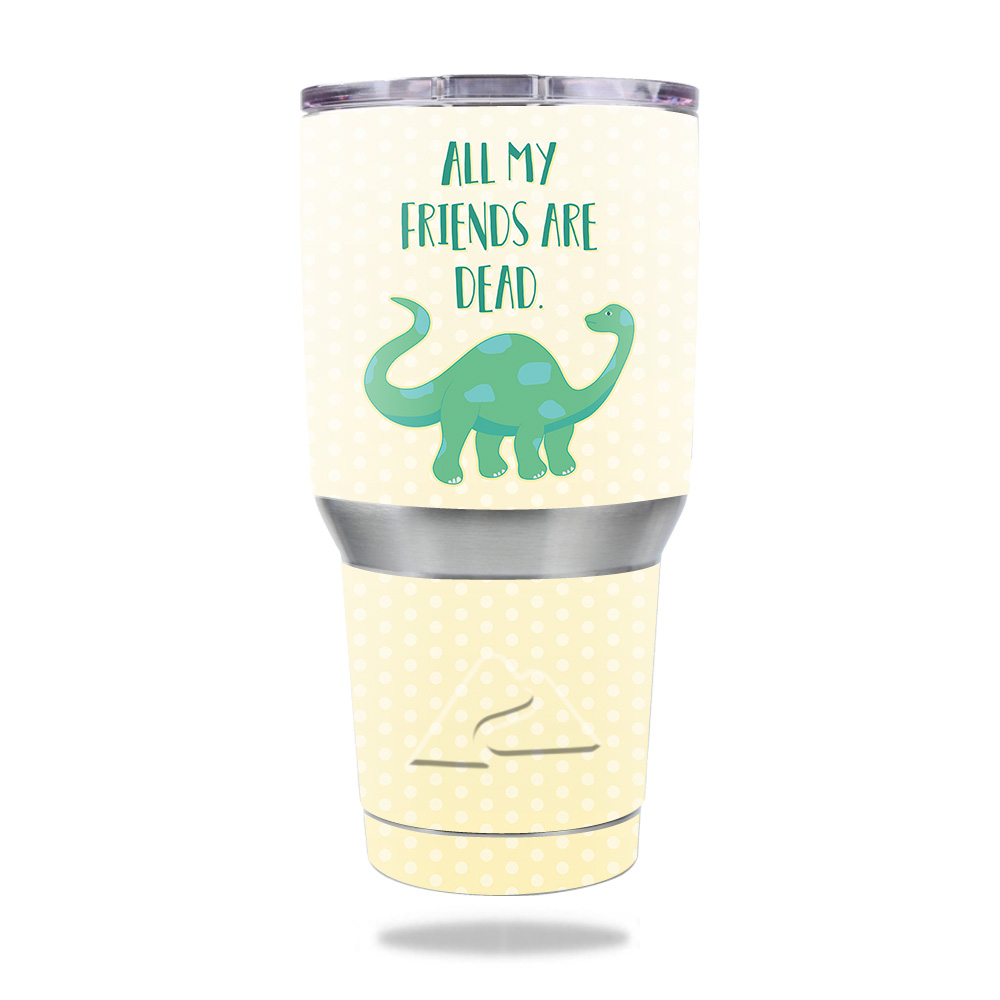 Picture of MightySkins OZTUM30-All My Friends Are Dead Skin for Ozark Trail 30 oz Tumbler - All My Friends Are Dead