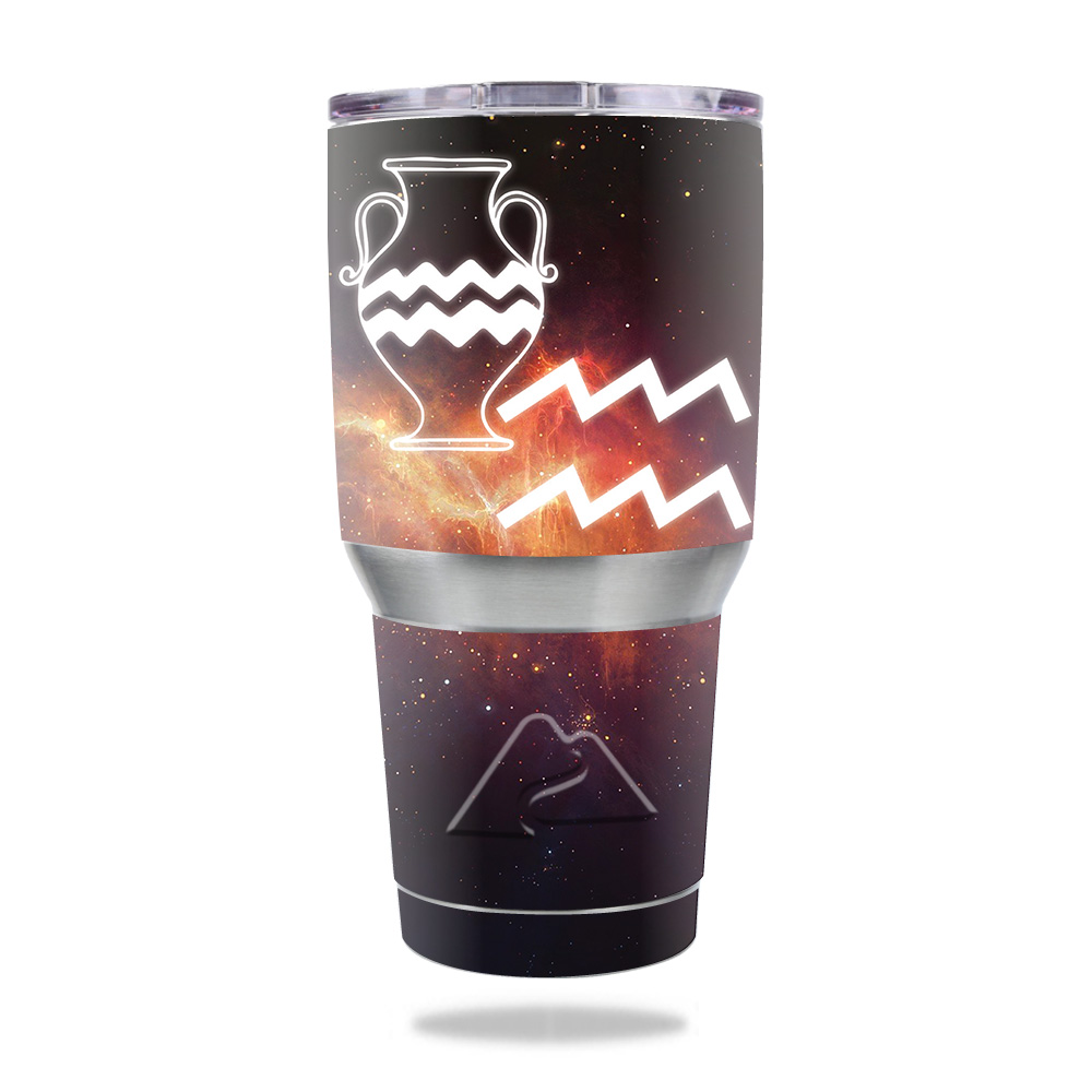 Picture of MightySkins OZTUM30-Aquarius Skin for Ozark Trail 30 oz Tumbler - Aquarius