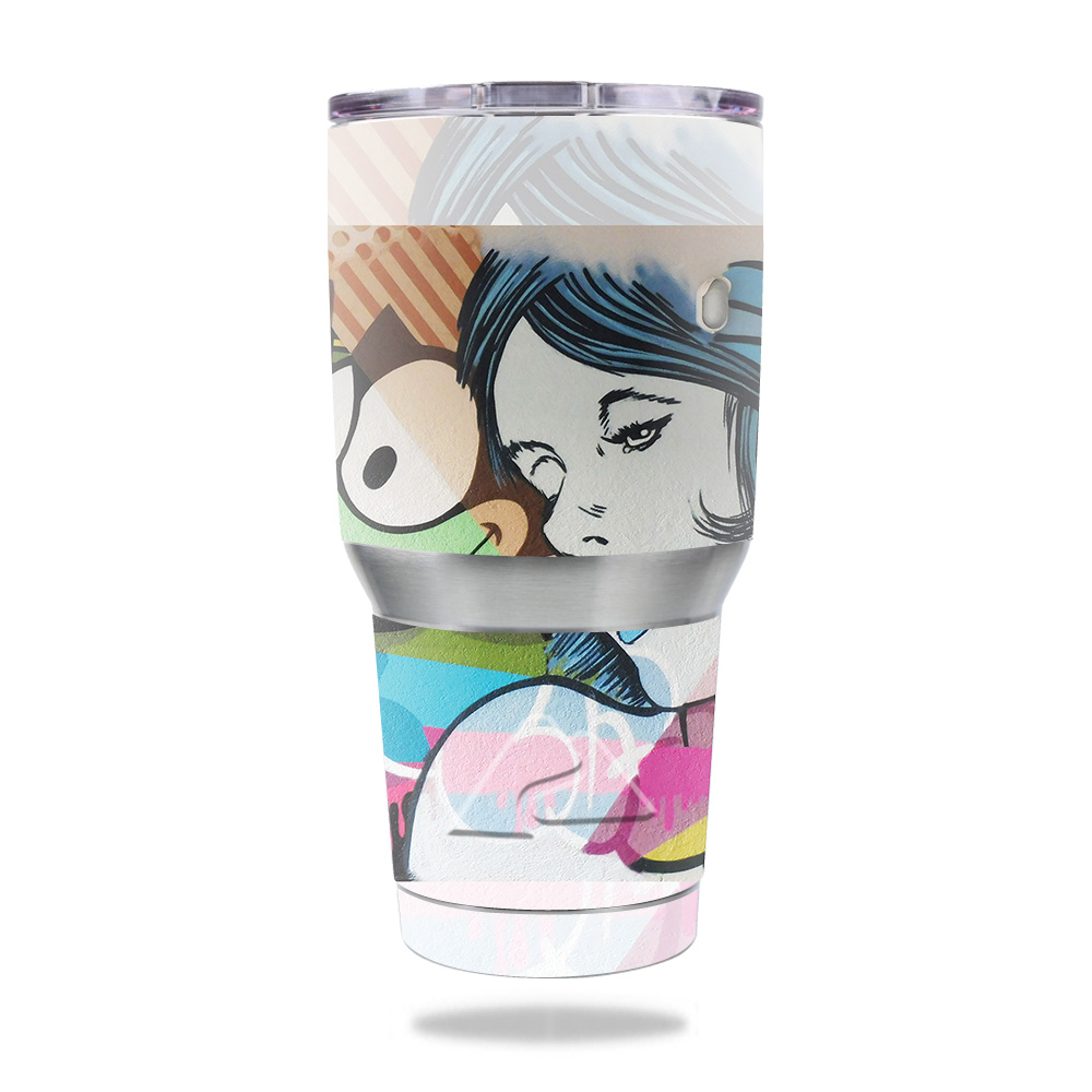 Picture of MightySkins OZTUM30-Bunny Blues Skin for Ozark Trail 30 oz Tumbler - Bunny Blues
