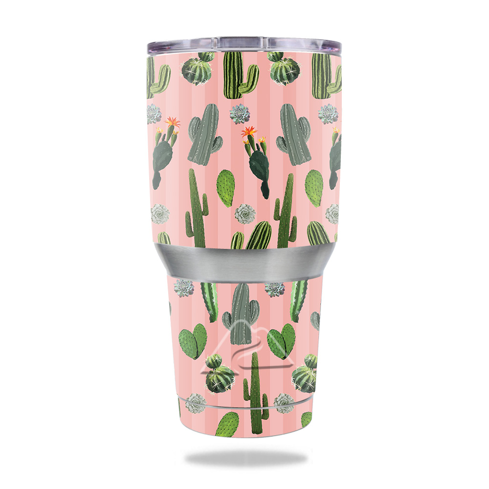 Picture of MightySkins OZTUM30-Cactus Garden Skin for Ozark Trail 30 oz Tumbler - Cactus Garden