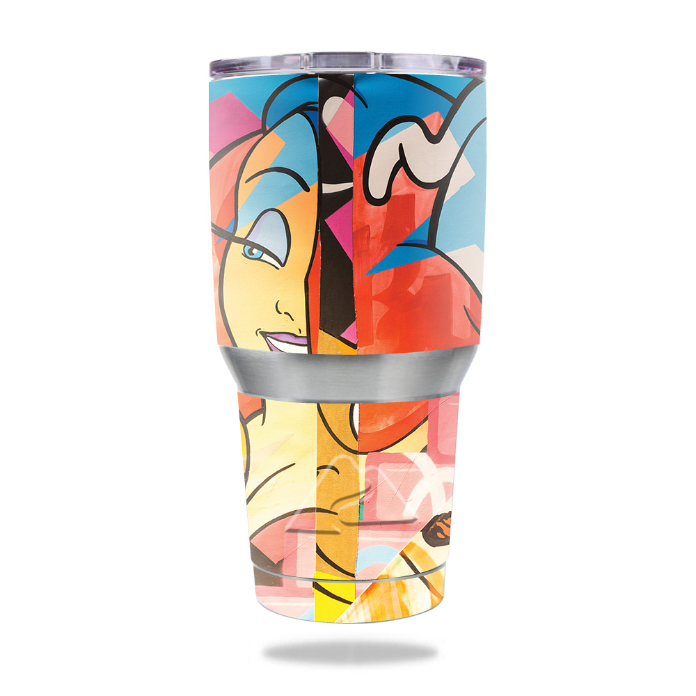 Picture of MightySkins OZTUM30-Cartoon Smiles Skin for Ozark Trail 30 oz Tumbler - Cartoon Smiles