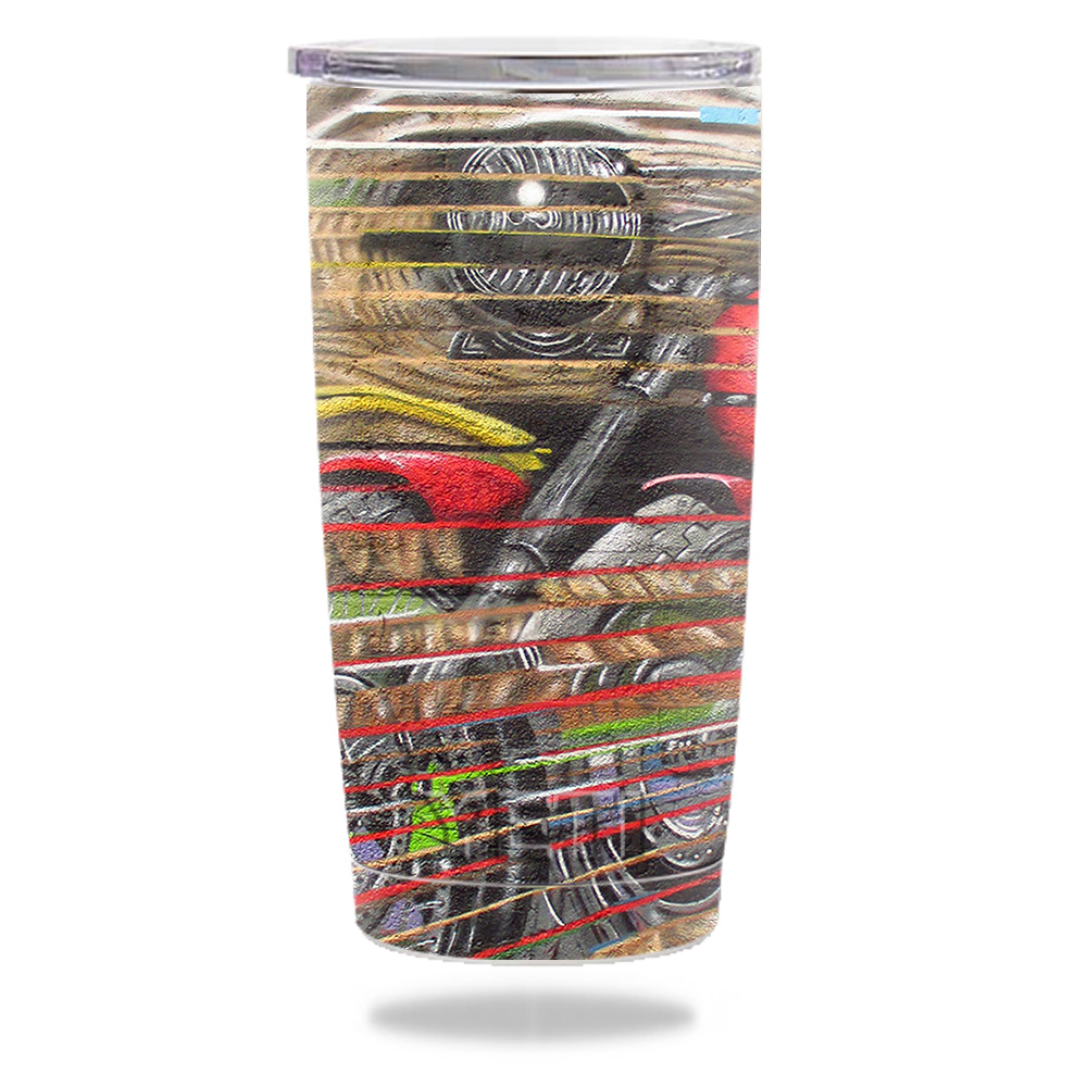 YERAM20-Motorcycle Hawk Skin for Yeti 20 oz Tumbler - Motorcycle Hawk -  MightySkins