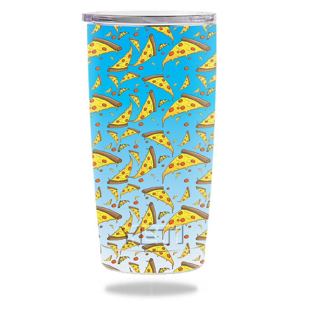 Picture of MightySkins YERAM20-Raining Pizza Skin for Yeti 20 oz Tumbler - Raining Pizza