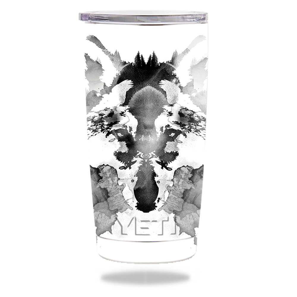 Picture of MightySkins YERAM20-Rorschach Skin for Yeti 20 oz Tumbler - Rorschach