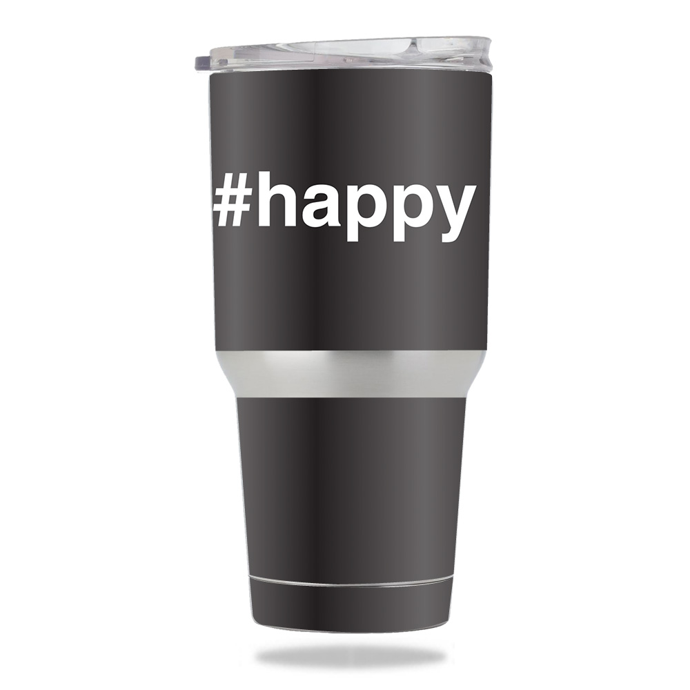 Picture of MightySkins METUM30-Happy Skin for Members Mark 30 oz Tumbler - Happy