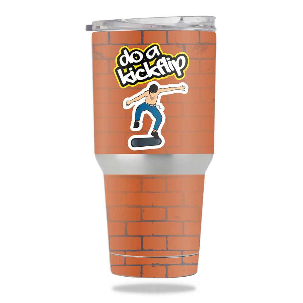 Picture of MightySkins METUM30-Kickflip Skin for Members Mark 30 oz Tumbler - Kickflip
